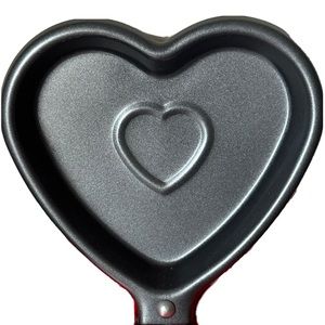 Heart Shaped Pan Skillet and Pancake Baking Mix